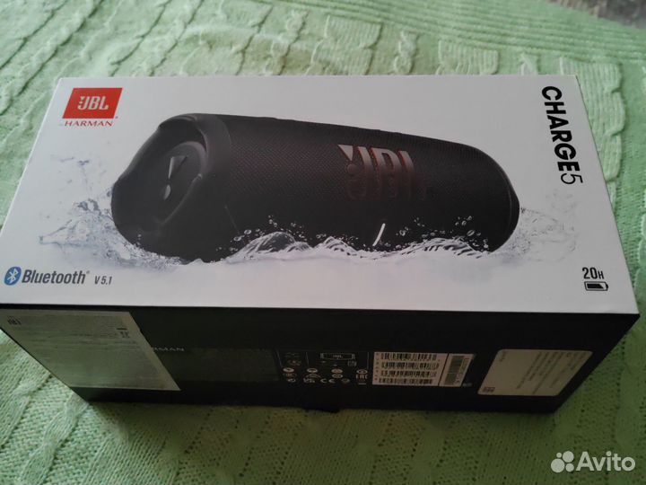 Колонка Bluetooth JBL charge 5 новая