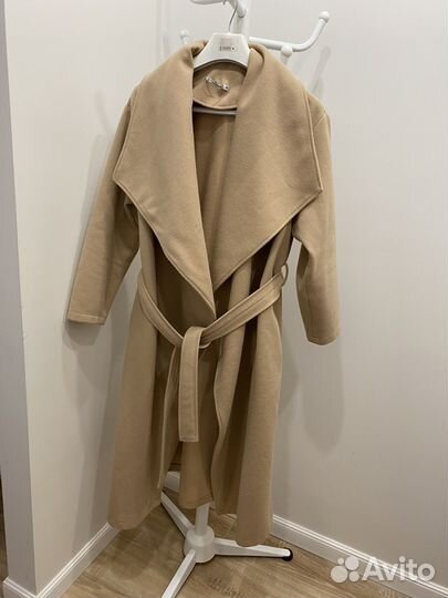 П альто халат женское 52 размер кэмел (бежевое)
