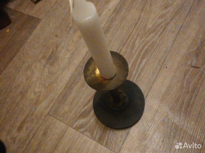 Подсвечник латунь СССР