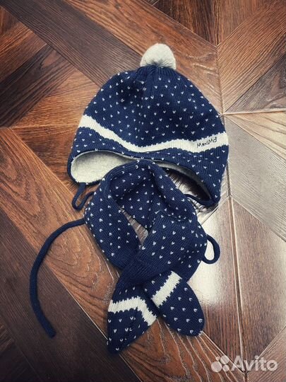 Комплект шапка и шарф