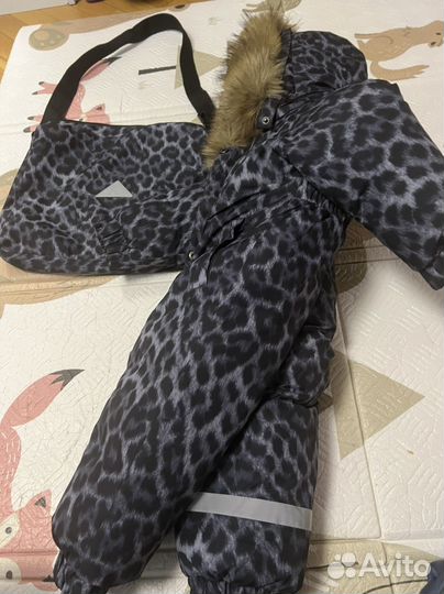 Зимний комбинезон для девочки 86