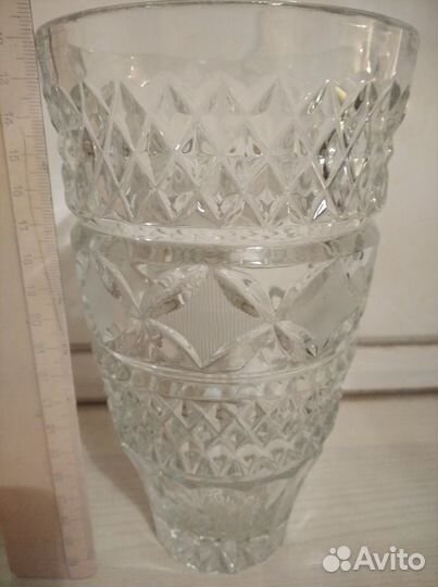 Ваза хрусталь