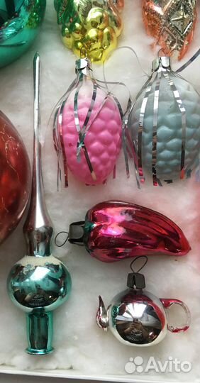 Елочные игрушки, верхушки 60-80 годы (за все)