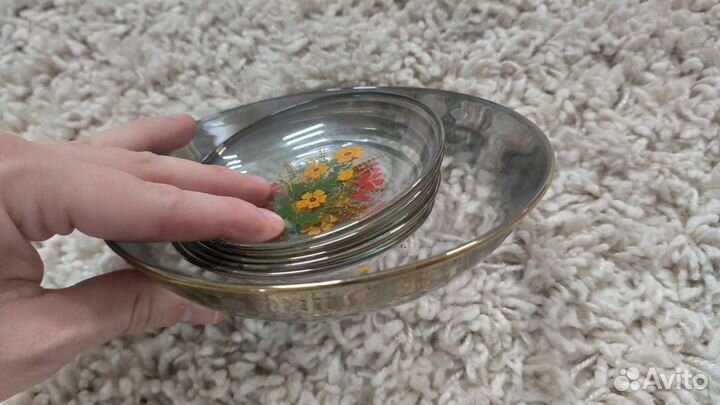 Посуда бокалы богемия