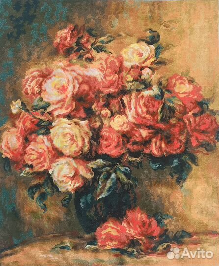 Картина вышитая крестом 