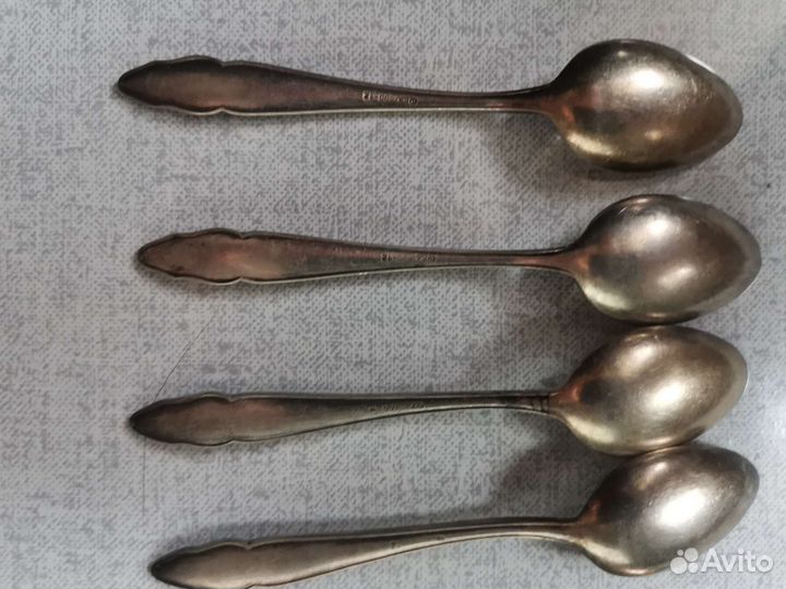 Чайные ложки посеребряные