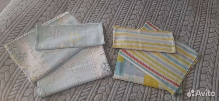 Детское постельное белье в кроватку и 1.5