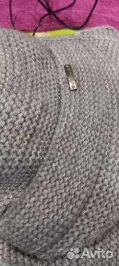 Комплект шапка и снуд женский