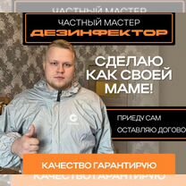 Уничтожение клопов, тараканов, кротов. Дезинсекция