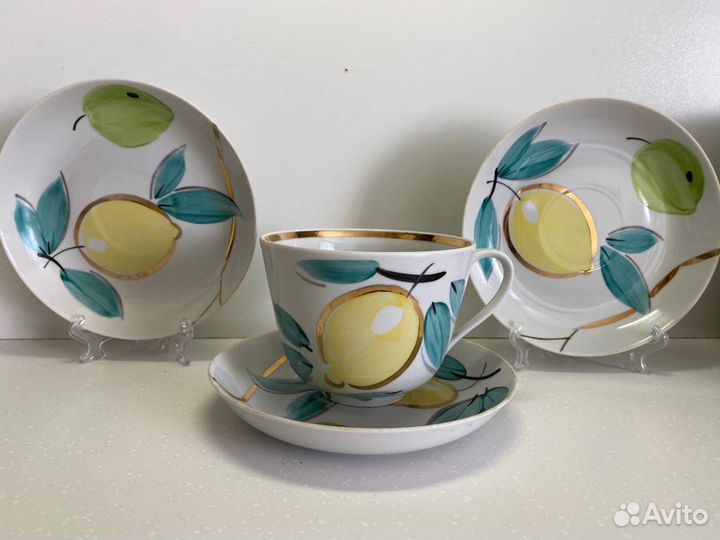 Фарфоровые чайные чашки гиганты