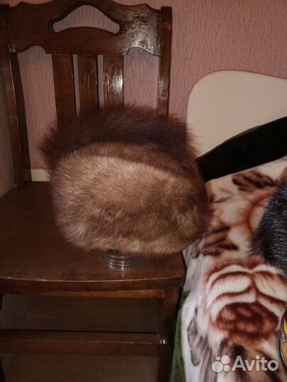 Шапка норковая женская