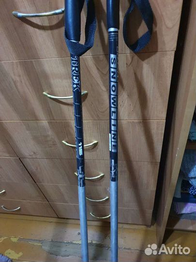 Беговые лыжи, ботинки, палки