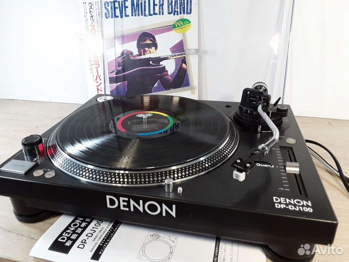 Проигрыватель винила denon DP DJ 100