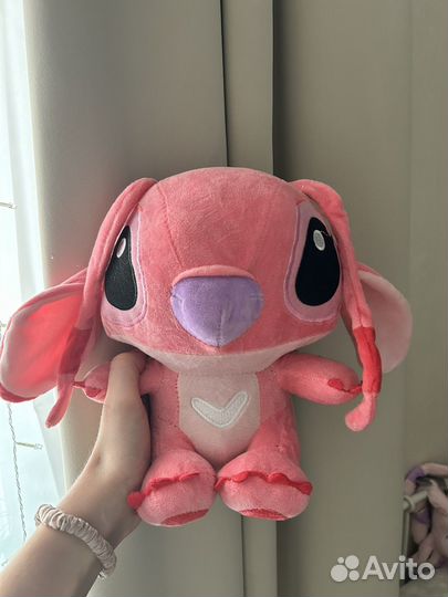 Мягкая игрушка стич розовый