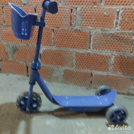 Самокат детский трехколесный бу