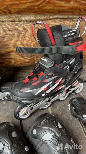 Ролики детские раздвижные 31-36 размер