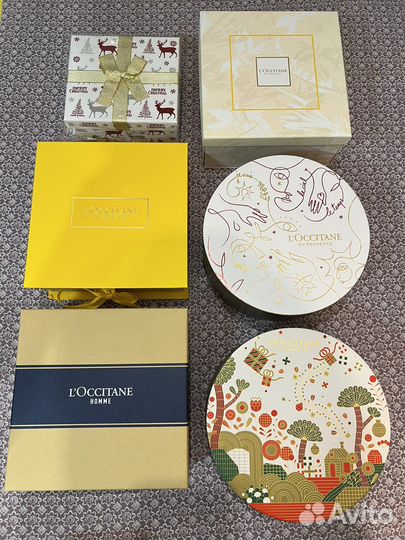 Подарочные коробки и пакеты Loccitane