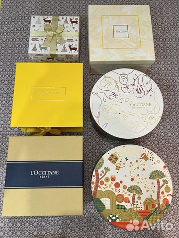Подарочные коробки и пакеты Loccitane