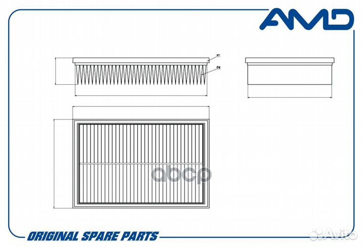 Фильтр воздушный 2319009000.fa13.FA13 AMD AMD