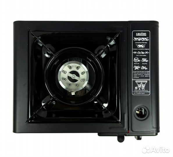 Плита чемодан с переходником для бытового баллона