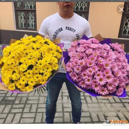 Букет из 15 кустовых хризантем Букет Москва