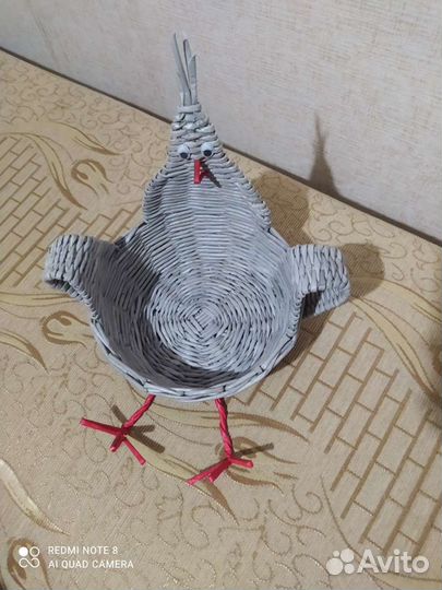 Новая корзинка в виде курочки