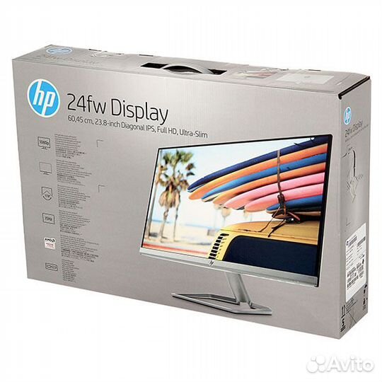 Монитор HP 24fw белый