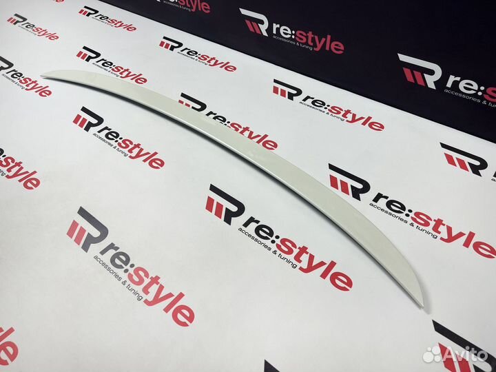 Спойлер На багажник Toyota Allion 260 Белый