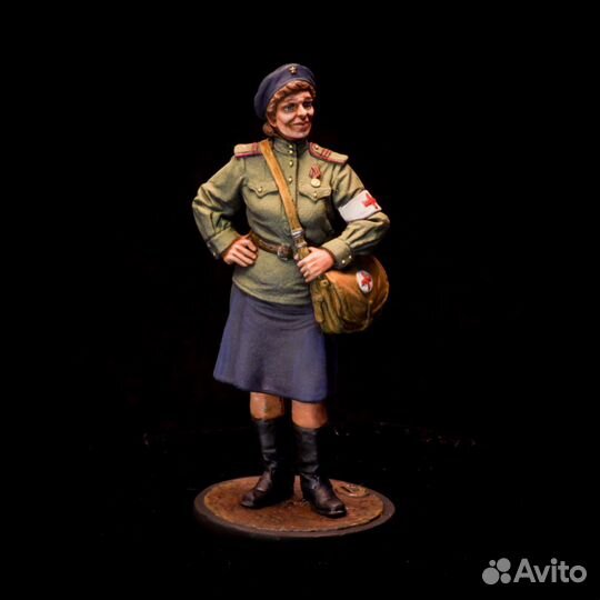 Оловянный солдатик 54мм покрашенный
