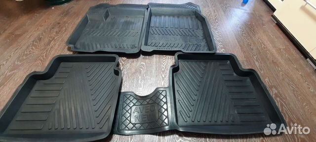 Автомобильные коврики резиновые на Aveo t 250