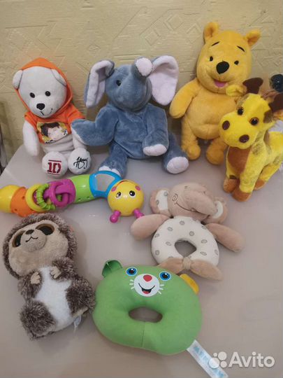 Развивающие игрушки, мякиши