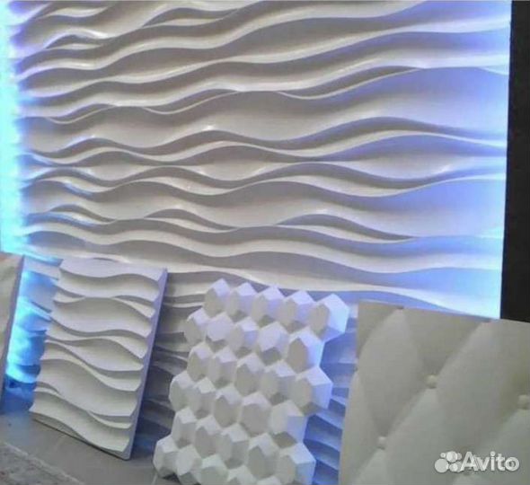 Гипсовая 3d для стен