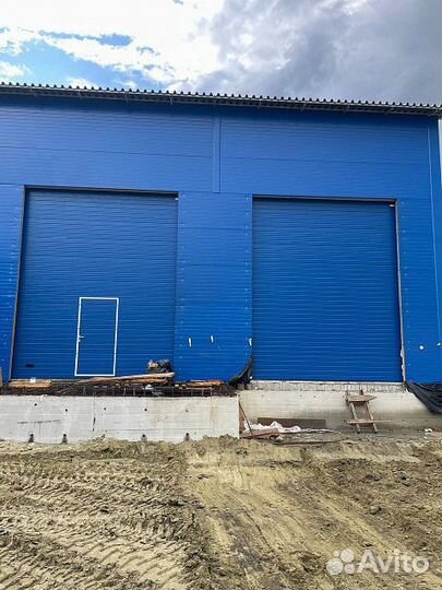 Секционные гаражные ворота. Алютех Trend