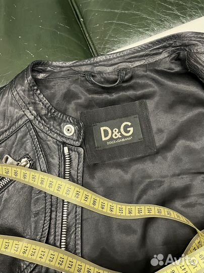 Кожаная куртка D&G 42 Италия