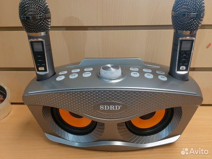 Караоке для дома колонка с микрофонами