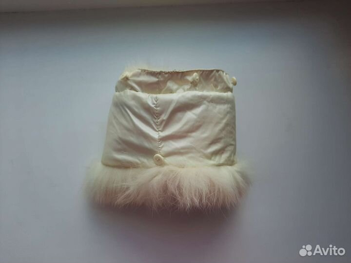 Меховой воротник песец