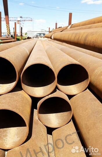 Прямошовная стальная труба 820х10 по ГОСТ 20295-85* из стали 17Г1с-у со склада Санкт-Петербург с дос