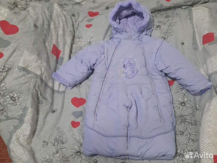 Зимний комбинезон для девочки