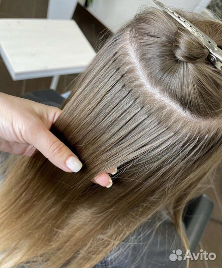 Нращивание биопротеиновых волос