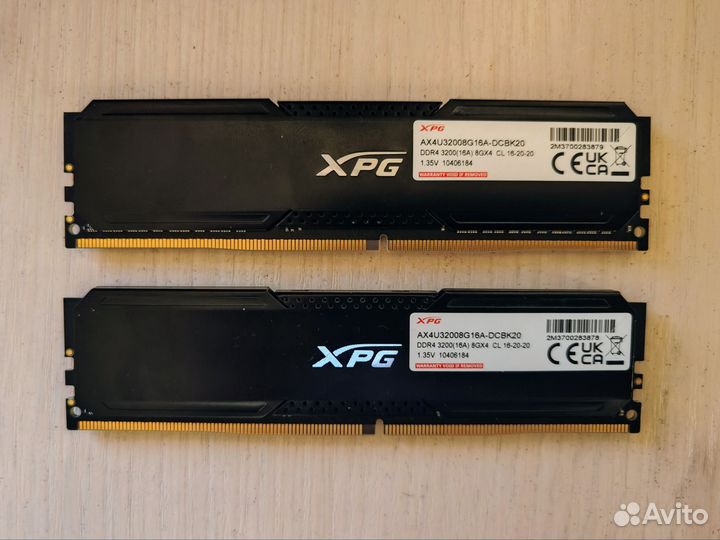 DDR4 16Gb 3200Mhz Adata Gammix D20