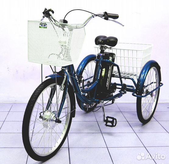 Велосипед трехколесный электро Фермер 250W 24