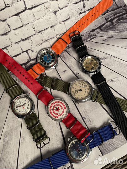 Универсальный нейлоновый ремешок для часов