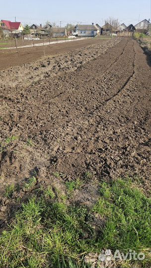 Вспашка Культивация миниТрактором