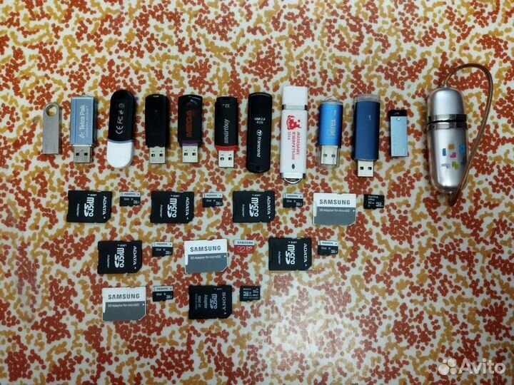 Карты памяти microsd 32 Gb с адаптерами