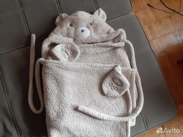 Плед пончо покрывало Oysho