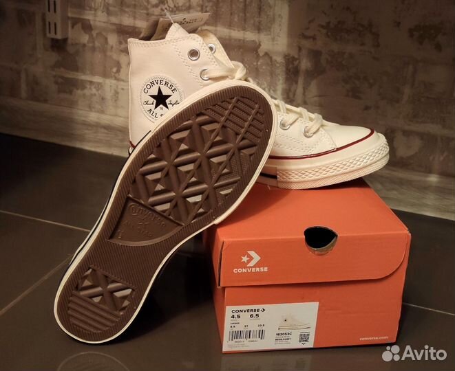 Кеды Converse Chuck 70 Beige/White