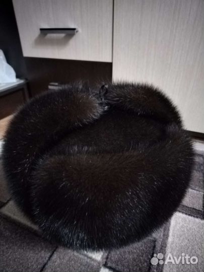 Норковая шапка мужская