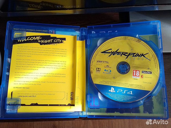 Продам диск ps4/5 cyberpunk, полностью на русском