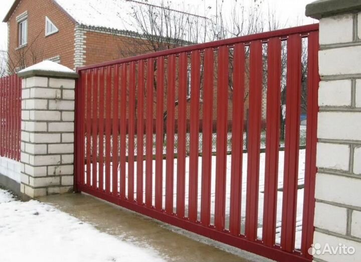 Забор из евроштакетника под ключ под ключ