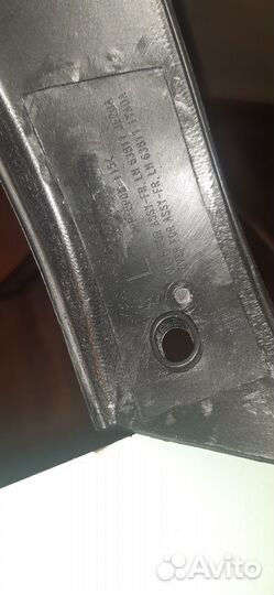 Молдинг на крыло nissan qashqai левая